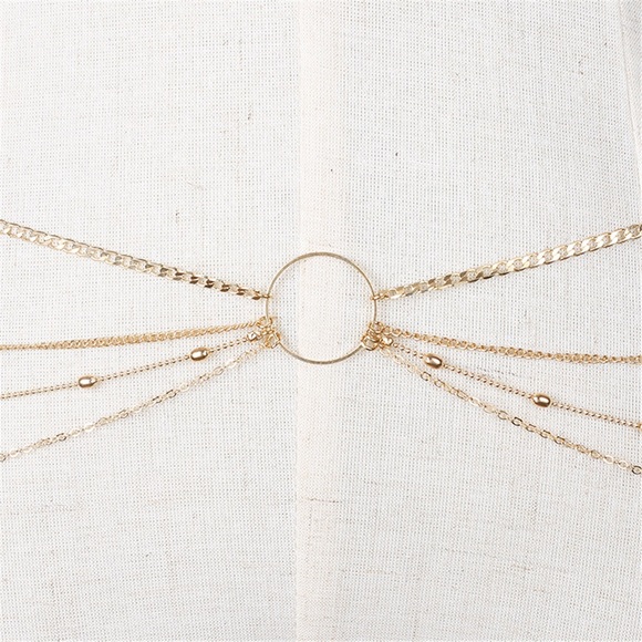 Boho Multilayer Beach Belly Waist Festival Chain - Picture 5 of 14